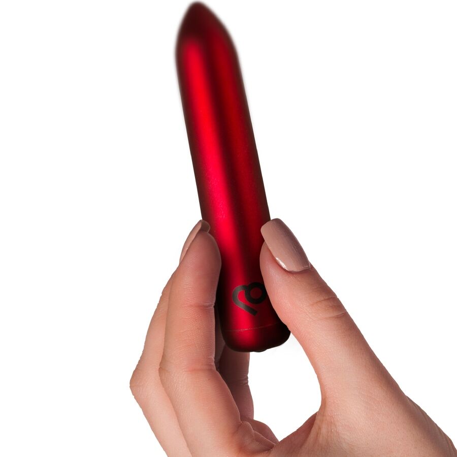 Rocks-Off Rechargeable Vibrating Bullet Poppy Red