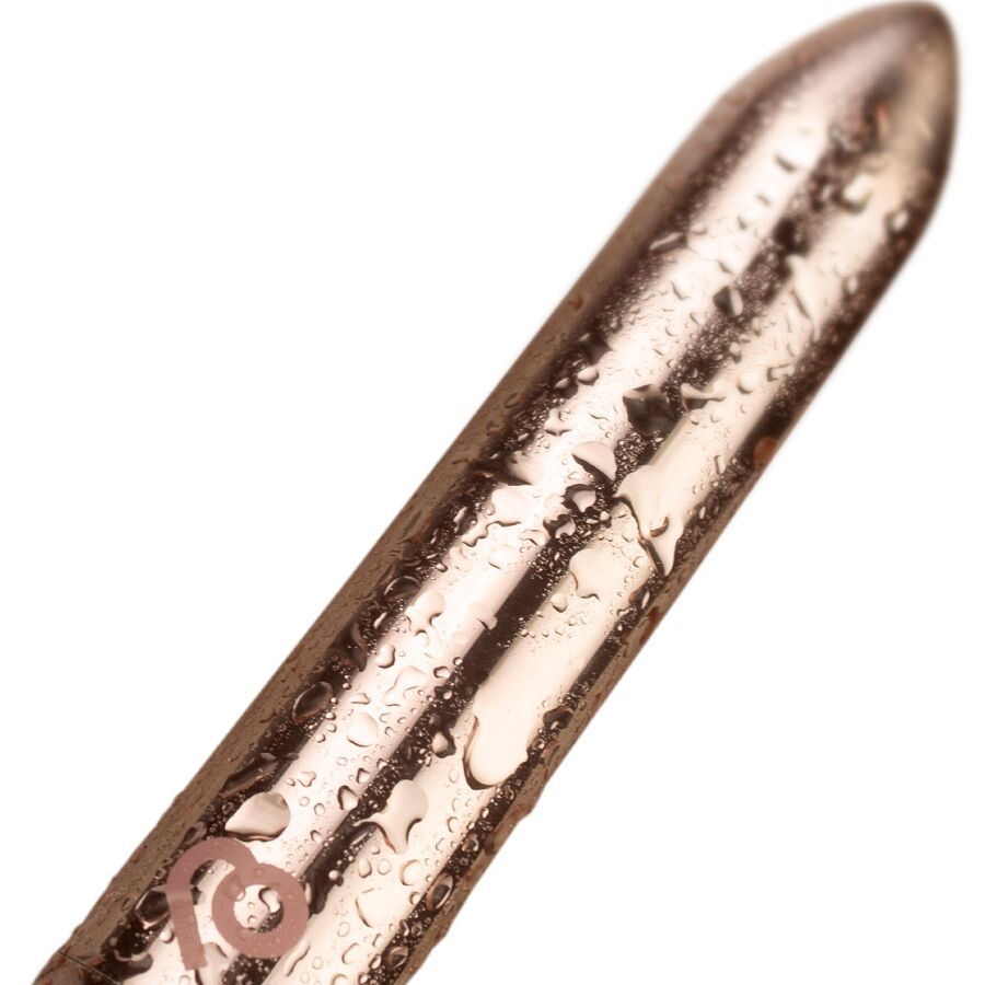 Rocks-Off Vibrating Bullet Golden Rose Recargable