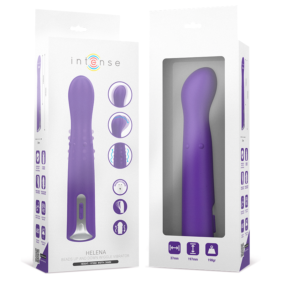 Intense Helena Beads Up & Down Wiggle Vibrator 13.5 cm