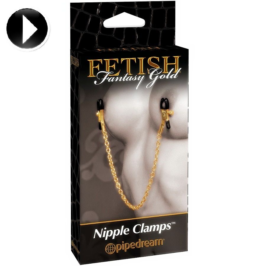 Fetish Fantasy Gold - Pinzas para Pezones de Metal