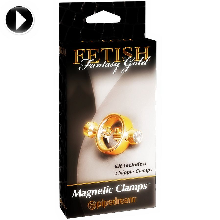 Fetish Fantasy Gold - Pinzas Magnéticas de Metal