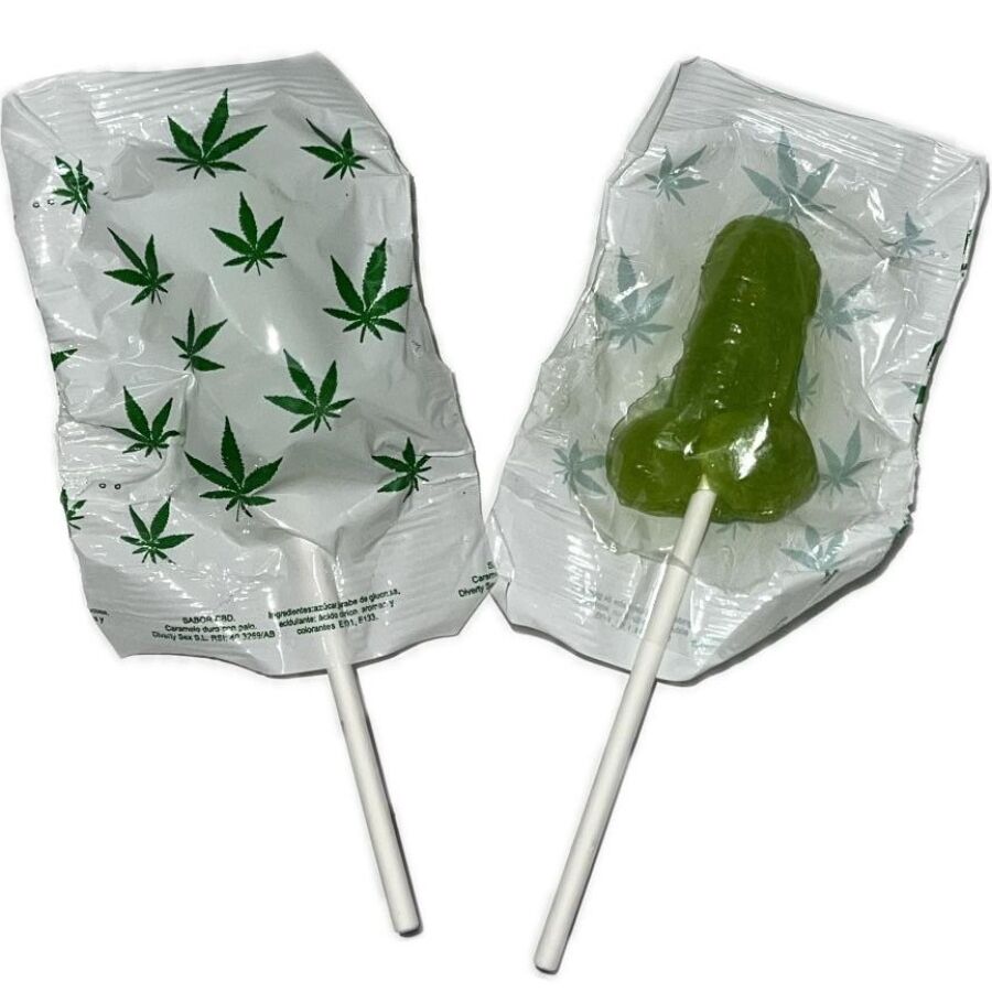 Diablo Goloso - Piruleta con Aroma Cannabis 1 Unidad