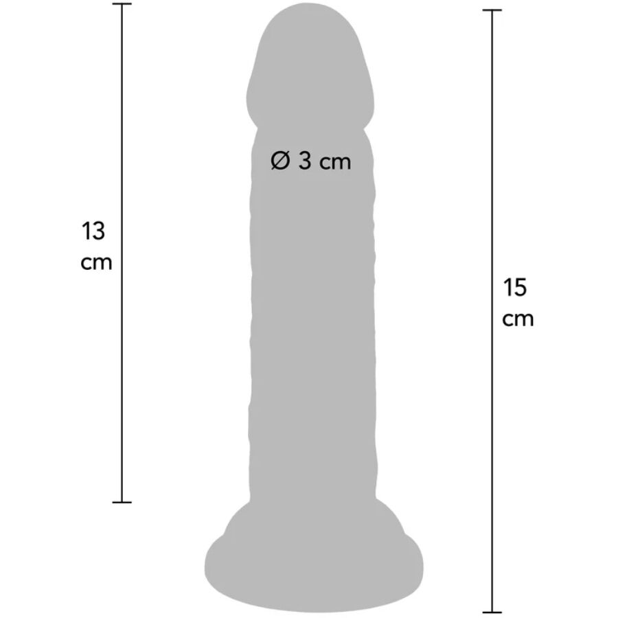 Get Real Deluxe Realistic Penis 15 cm