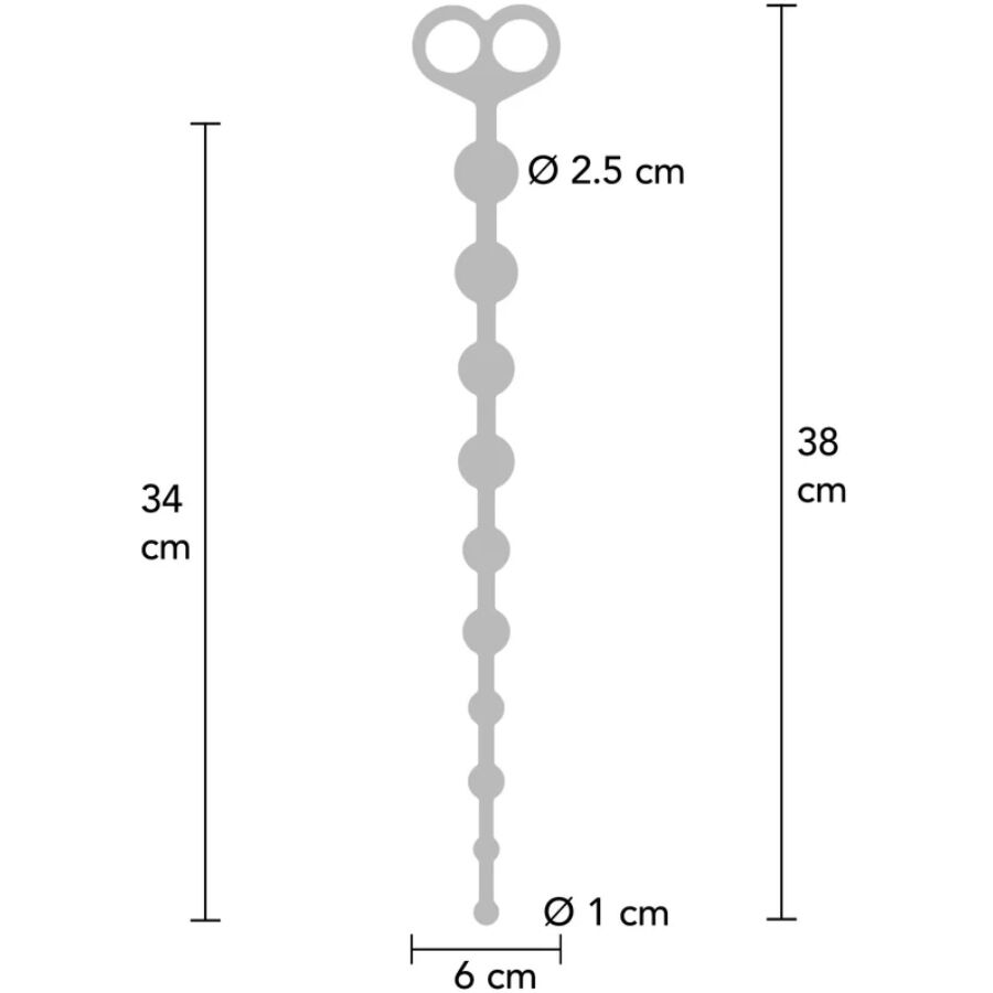 TOYJOY Bolas Anales Flexibles - Silicona 100% Segura