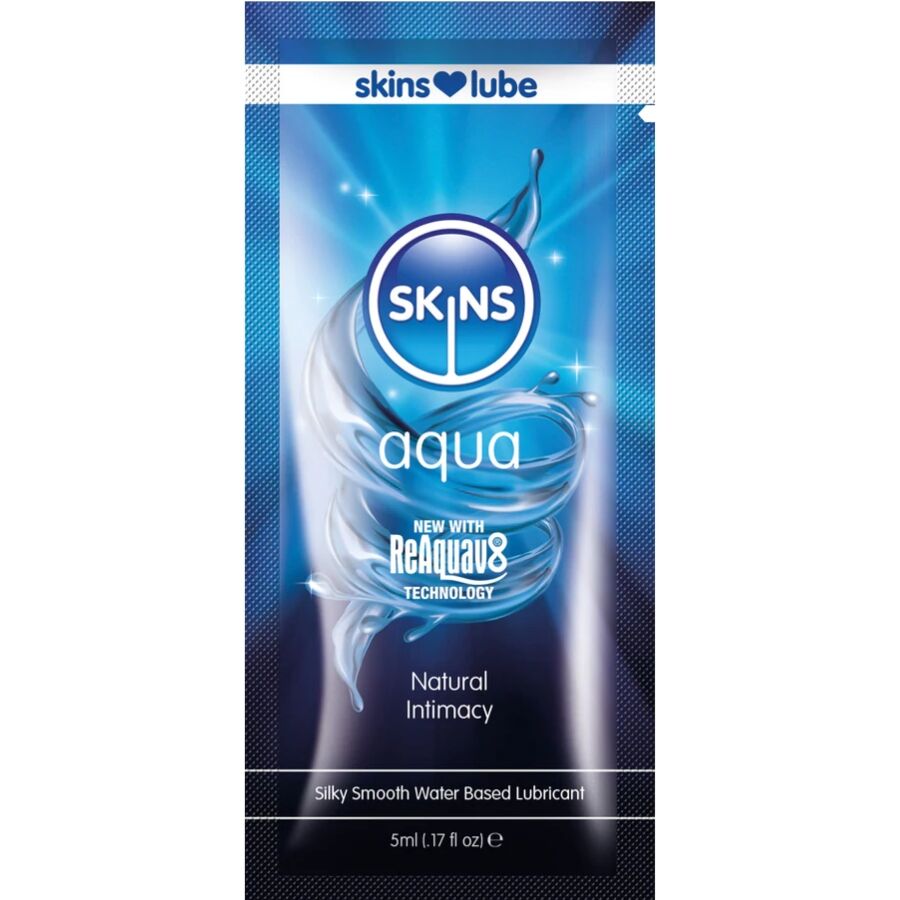 SKINS Aqua Lubricante a Base de Agua 5 ml