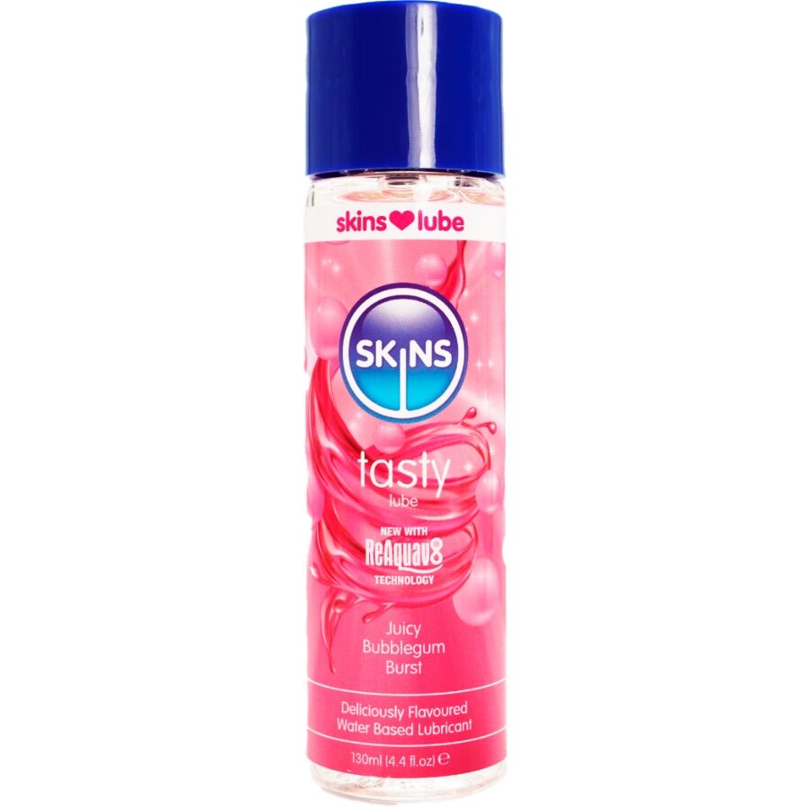 SKINS Tasty Water-Based Lubricant Bubblegum 130 ml