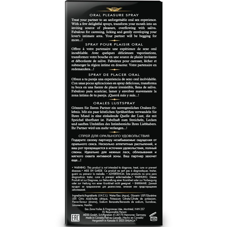 Shunga Waves Pleasure Spray Oral Seductive Watermelon 20 ml