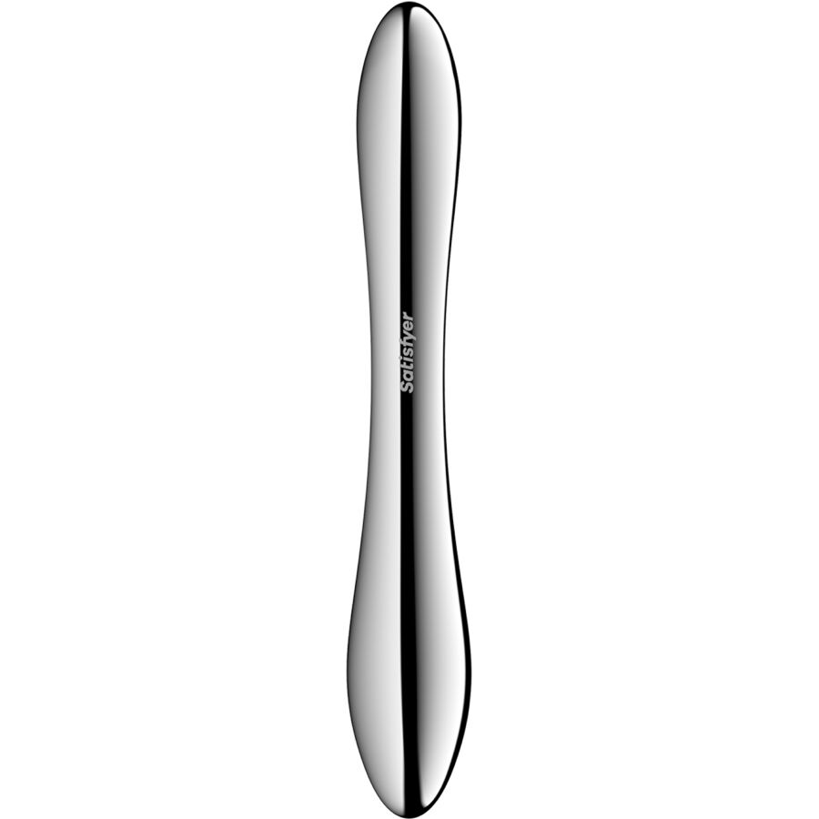 Satisfyer Pure Gravity 1 Dildo Doble Extremo Acero Inoxidable