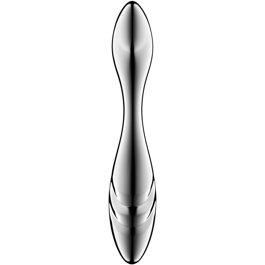 Satisfyer Pure Gravity 3 Dildo Doble Extremo Acero Inoxidable