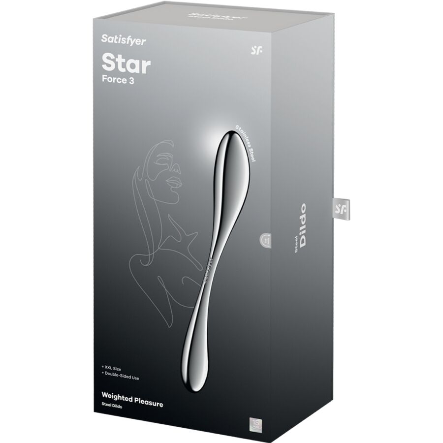 Satisfyer Star Force 3 Acero Inoxidable Doble Extremo