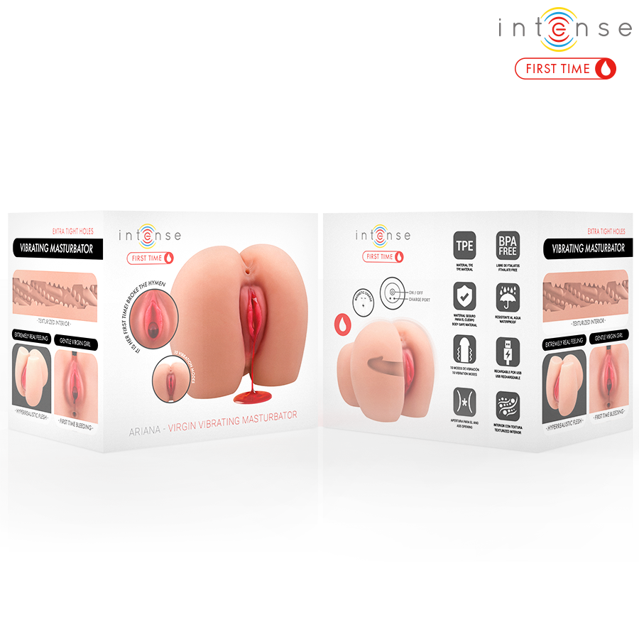 Intense First Time - Vibrador Masturbador Virgin con Efecto Realista