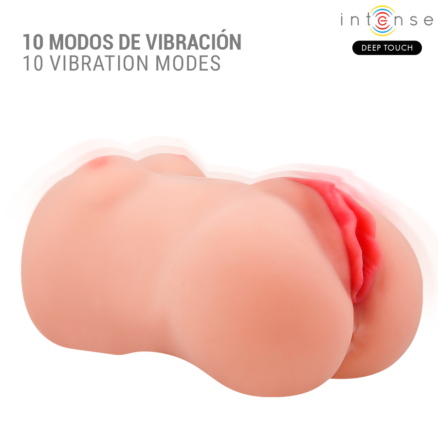 Intense Deep Touch - Vibrador y Masturbador con Succión y Control por Voz