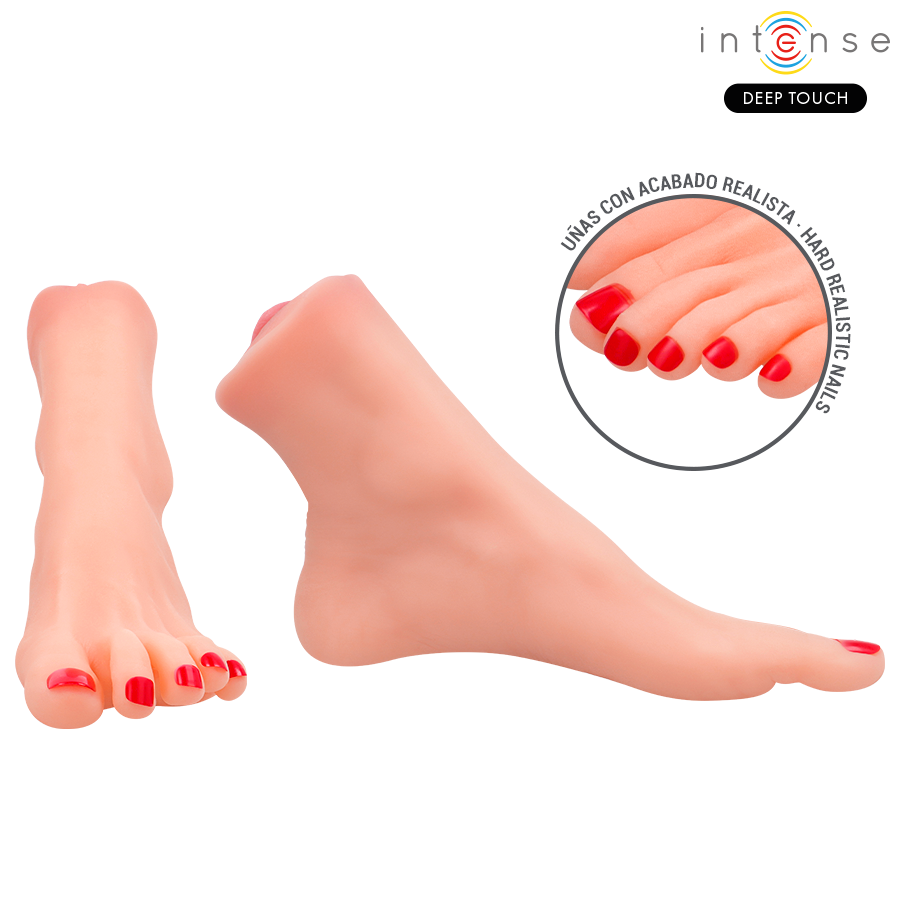 Intense Deep Touch Gabbie - Masturbador de Dos Piezas con Forma de Pie