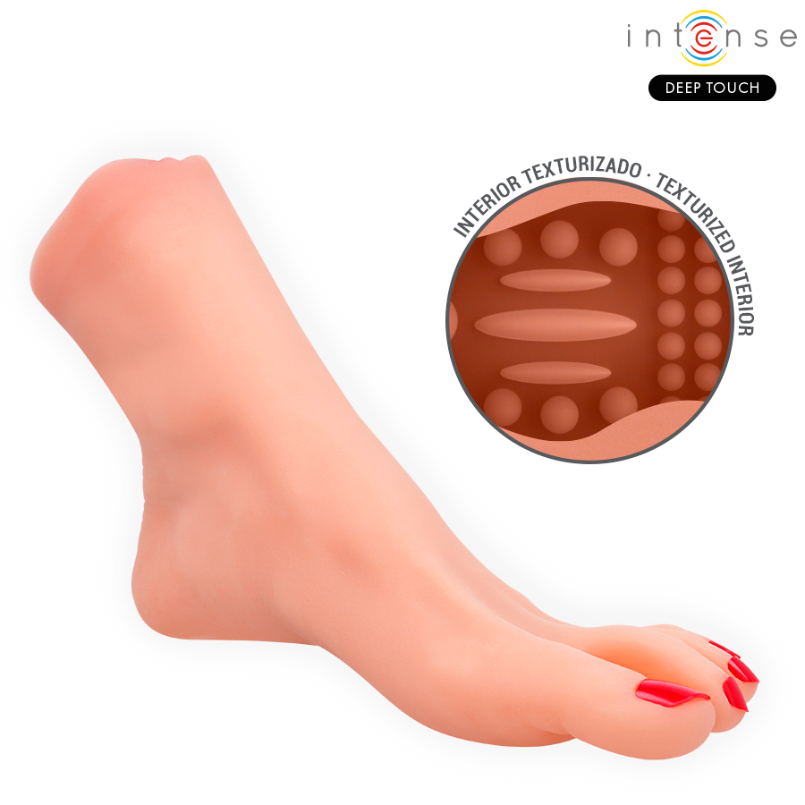 Intense Deep Touch Gabbie - Masturbador de Dos Piezas con Forma de Pie