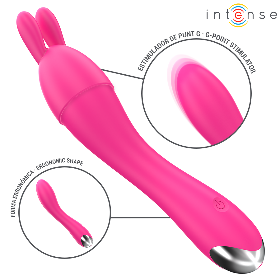 Vibrador Intense Cher con 20 Patrones y Cabezales Intercambiables