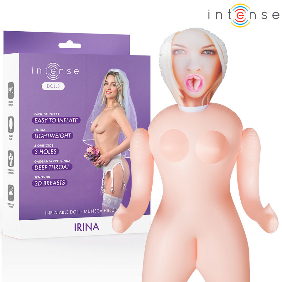 Irina Muñeca Inflable con Tres Orificios - Intense Bodies