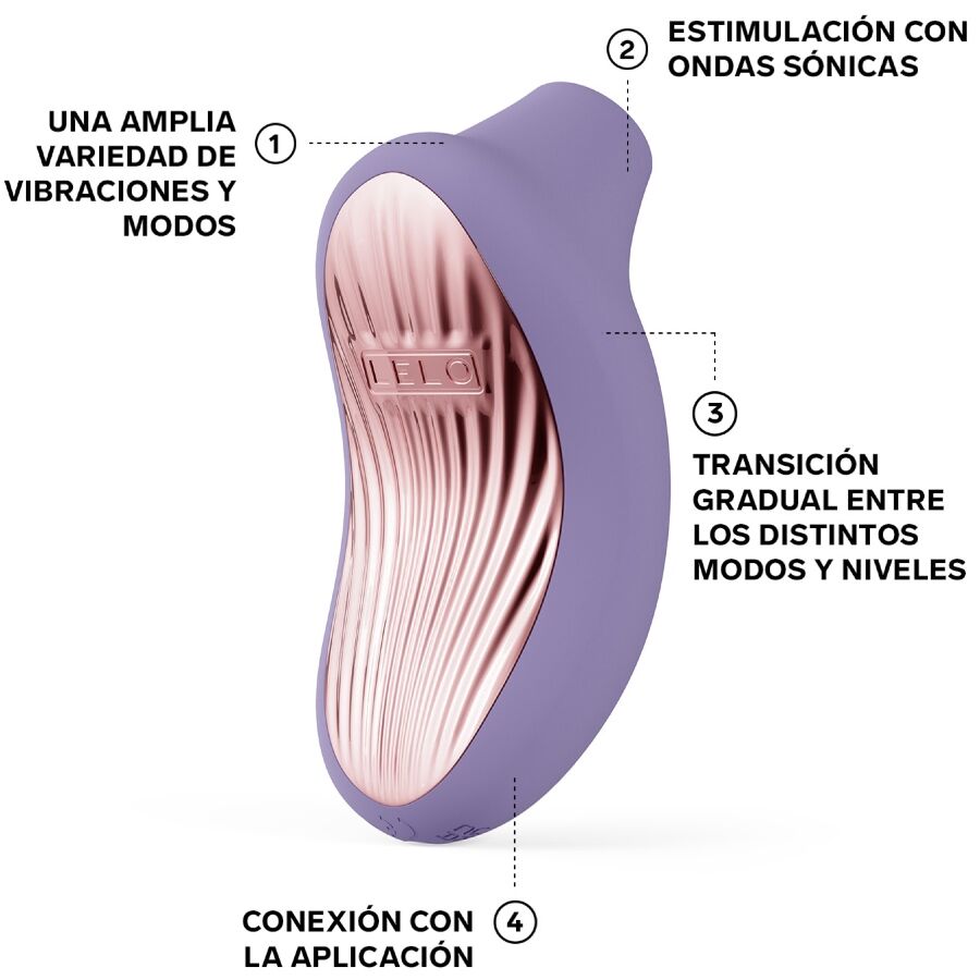 LELO Sona 3 Sonic Clitoral Massager Violet Dusk