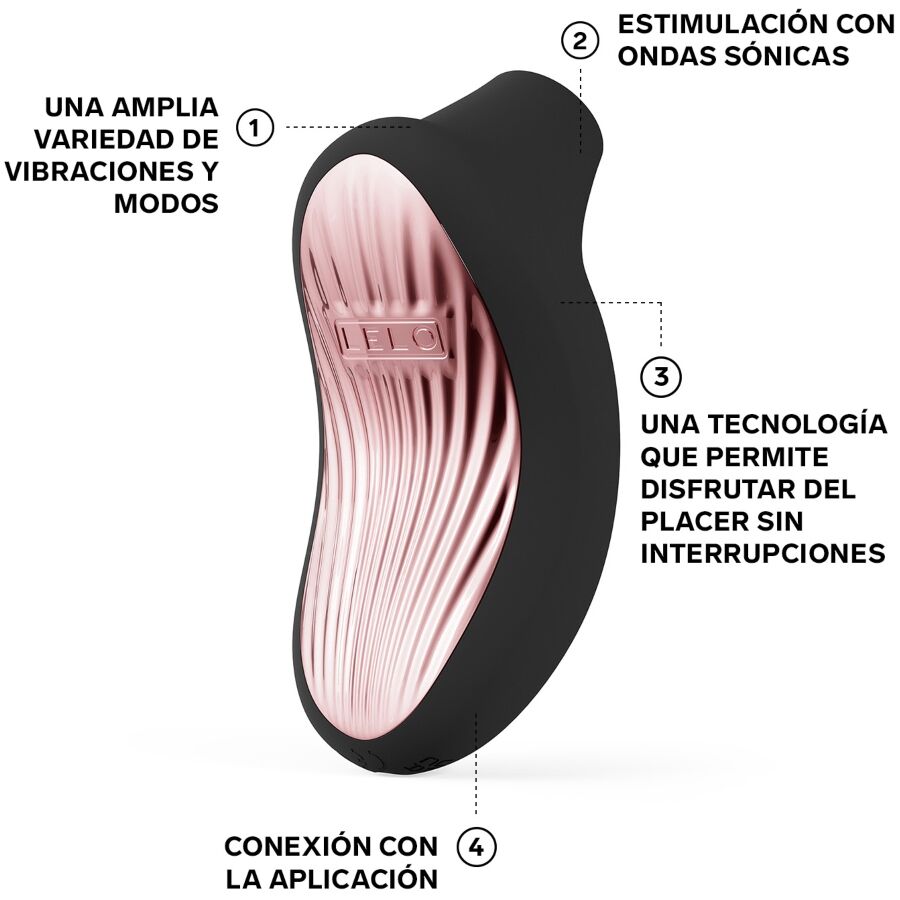 LELO Sona 3 Cruise Sonic Clitoral Massager Black
