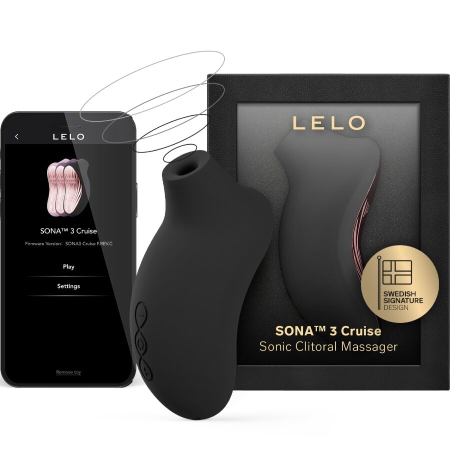 LELO Sona 3 Cruise Sonic Clitoral Massager Black