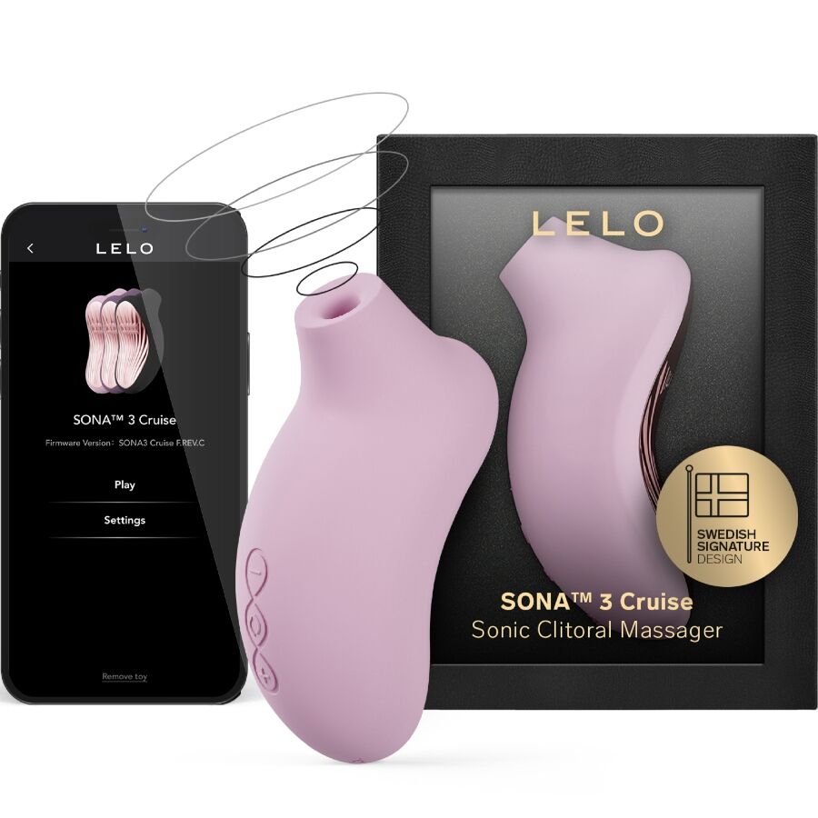 LELO Sona 3 Cruise - Masajeador Sónico de Clítoris Rosa Suave