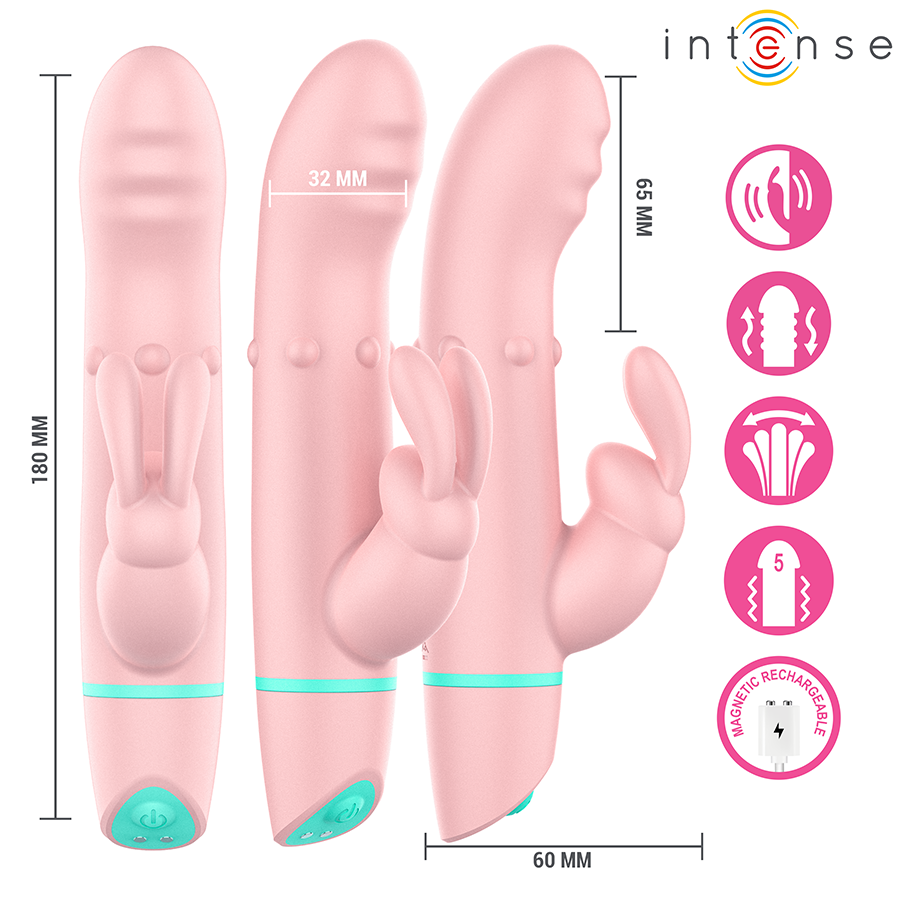 Intense Alvin Rabbit Stimulator - Vibrador con Función Oscillante