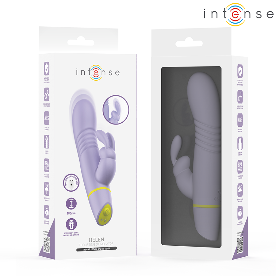 Intense Helen Rabbit Stimulator & Thrusting Vibrator
