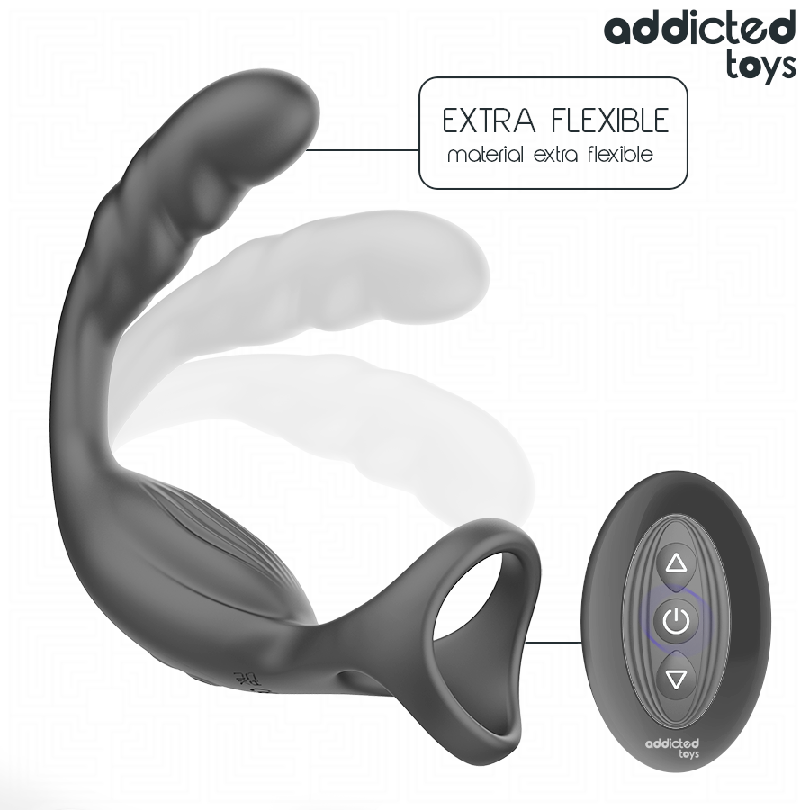 Anillo Prostático Dual con Control Remoto - ADDICTED TOYS