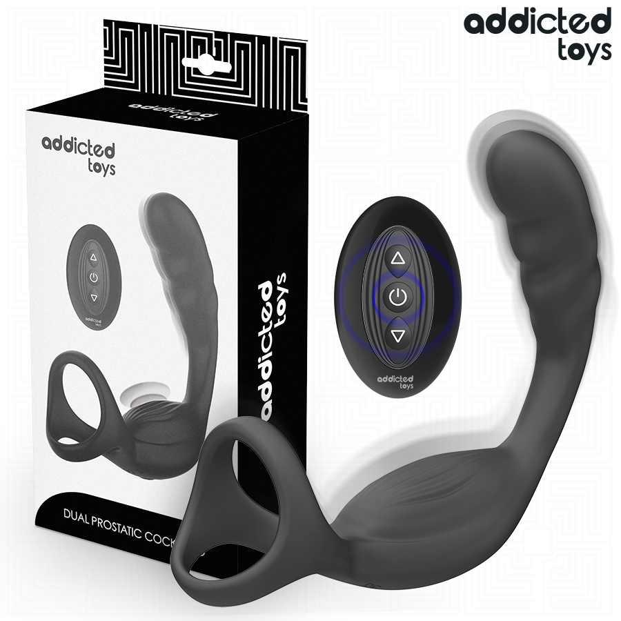 Anillo Prostático Dual con Control Remoto - ADDICTED TOYS