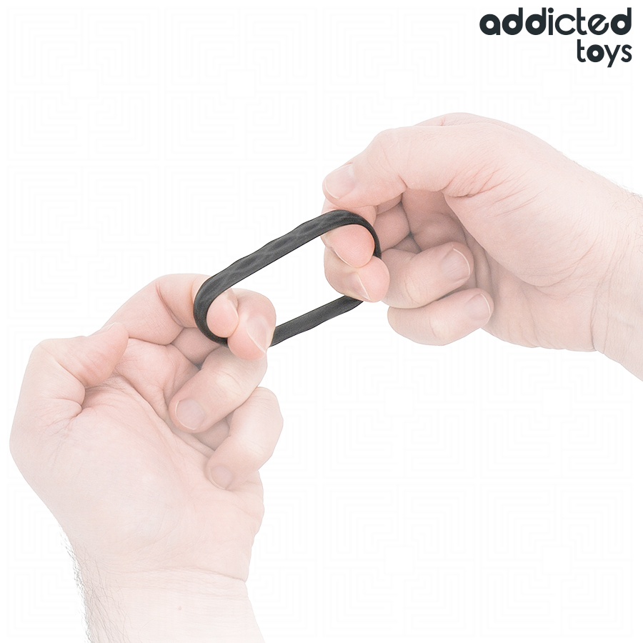 Set de 4 Anillos Penianos Texturizados ADDICTED TOYS