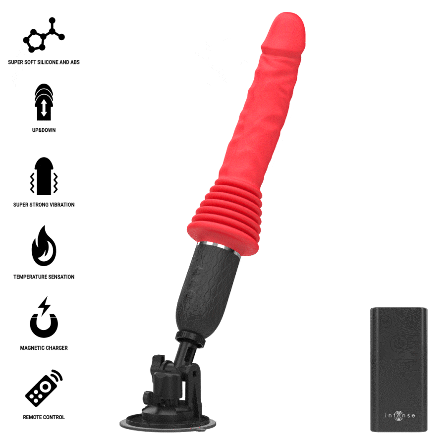 Intense Cynthia - Vibrador con Control Remoto y Función de Calor