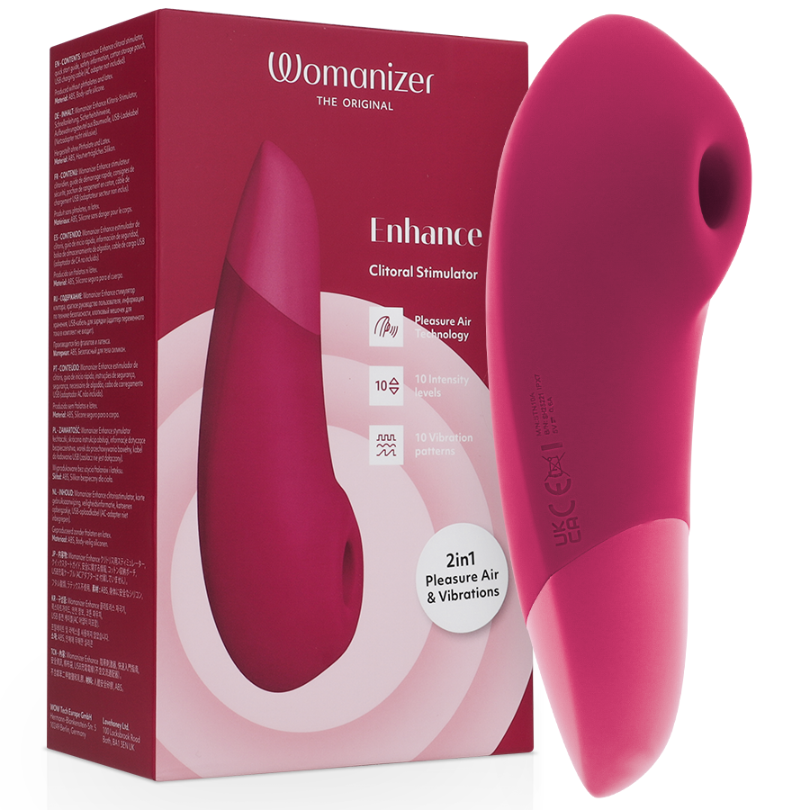 Womanizer Enhance - Estimulador Clitoriano con Tecnología Pleasure Air™ Rosa