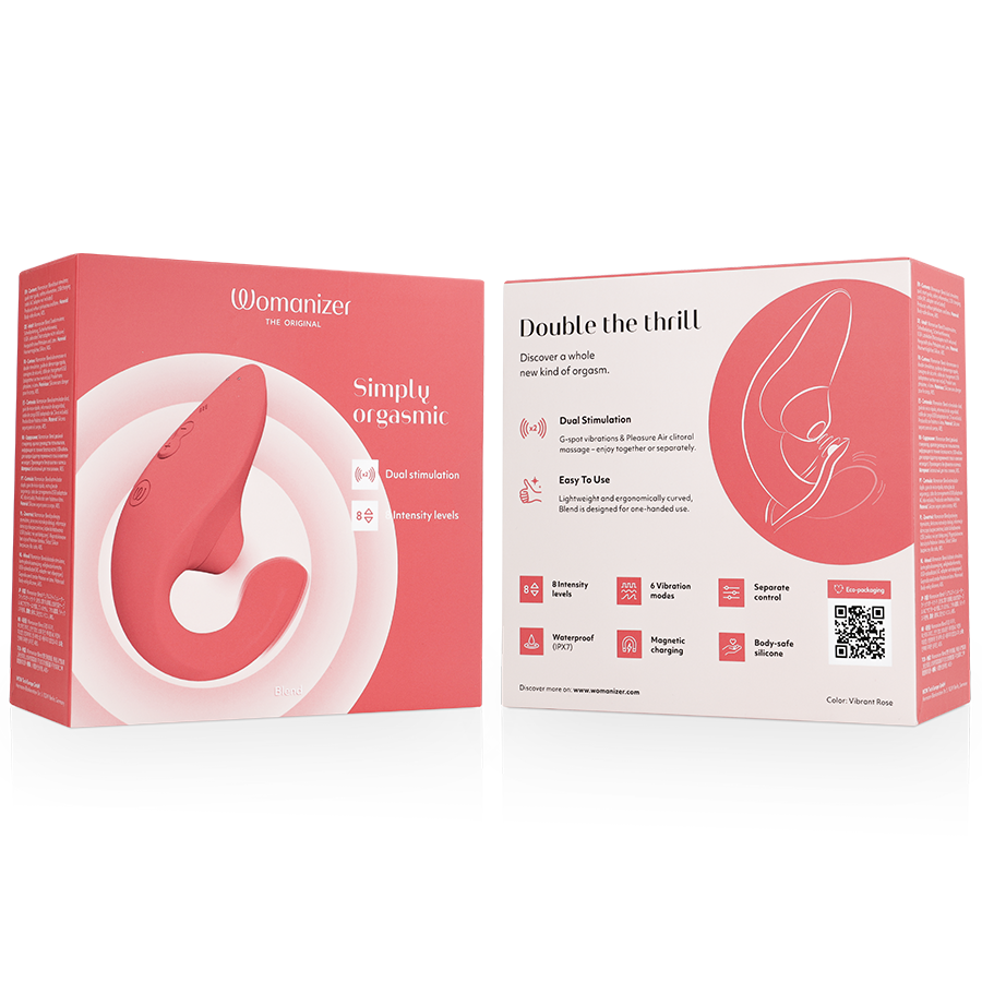 Vibrador Womanizer WOM182 Rosa - Estimulador de Precisión