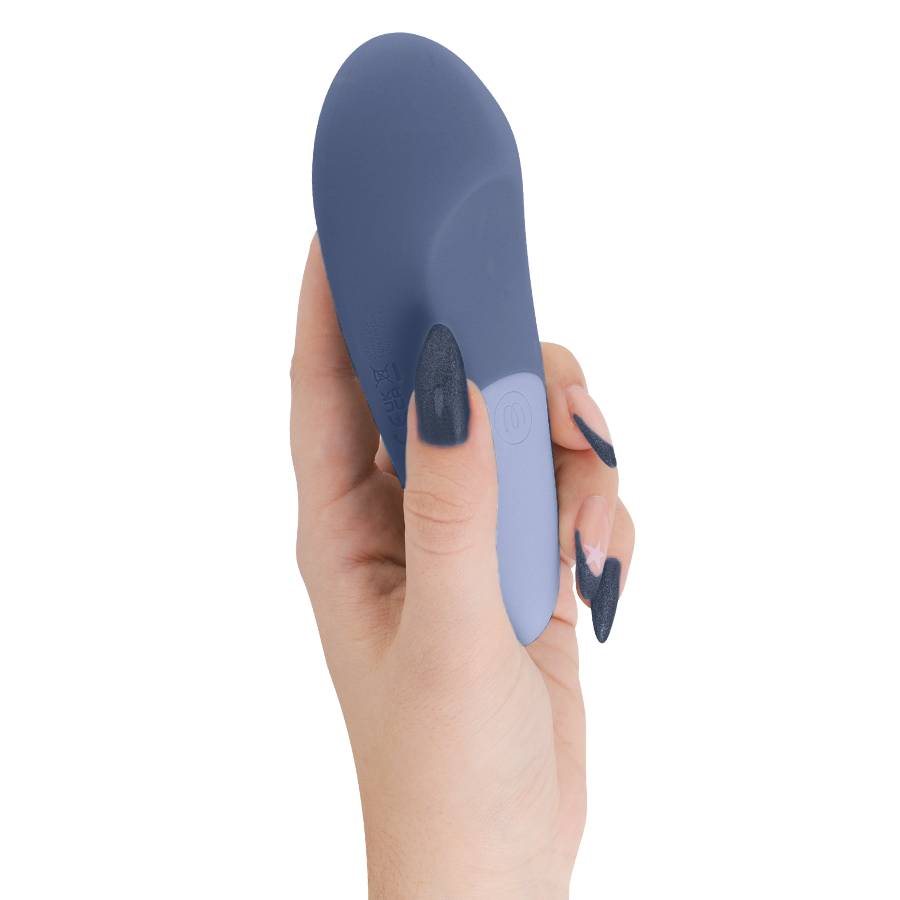 Womanizer Vibe Lay-On Silent Vibrator Azul Oscuro