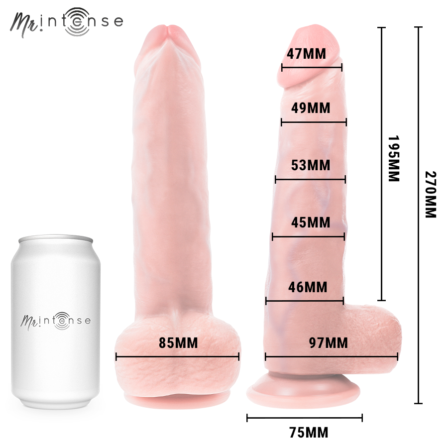 Mr Intense Neeson Dildo 27 cm - Juguete Íntimo de Precisión