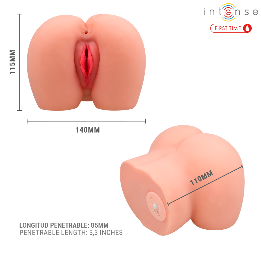 Intense First Time - Vibrador Masturbador Virgin con Efecto Realista