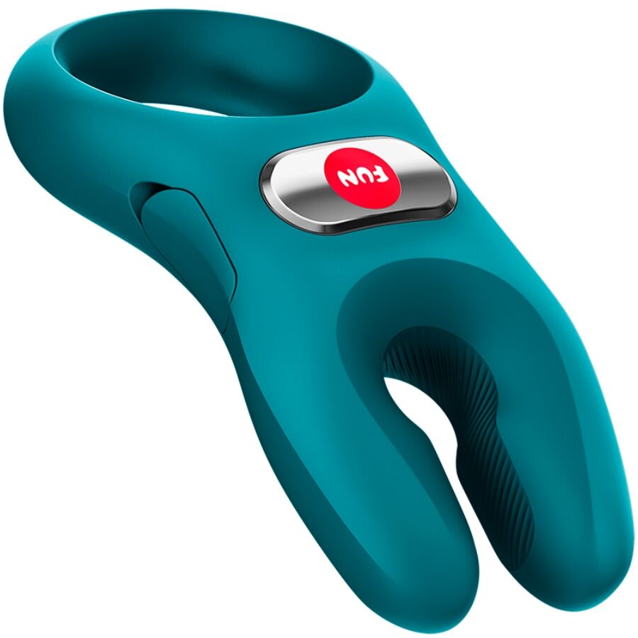 Fun Factory Nos Pro Vibrating Cock Ring Bottle Green