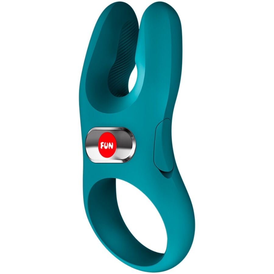 Fun Factory Nos Pro Vibrating Cock Ring Bottle Green