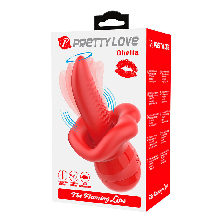 Pretty Love Obelia - Masturbador con Vibración y Movimiento Orbital