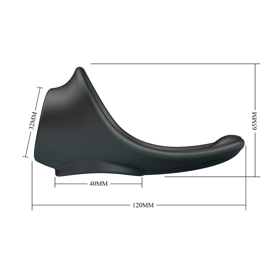 Anillo Ergonómico Zadok con Estimulador Perineal - Crazy Bull