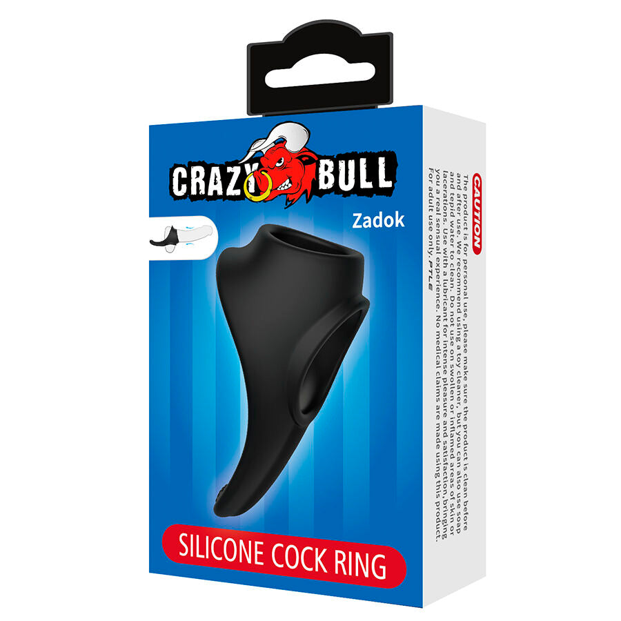 Anillo Ergonómico Zadok con Estimulador Perineal - Crazy Bull