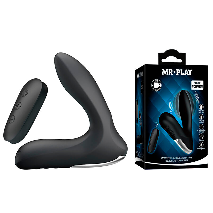 Mr Play Masajeador de Próstata con Control Remoto por Vibración