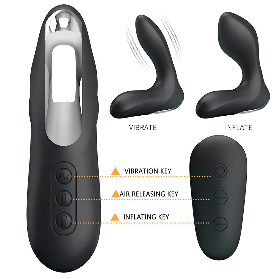 Mr Play Masajeador de Próstata con Control Remoto por Vibración