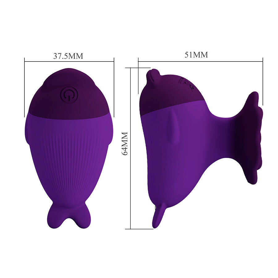 Pretty Love Dolphin Mini Vibrator con Clip