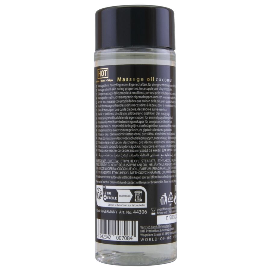 Hot Massage Oil Coconut - Aceite de Masaje 100 ml