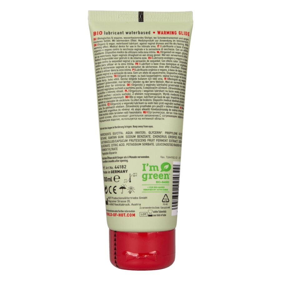 Hot Bio Lubricant Waterbased Warming 100 ml