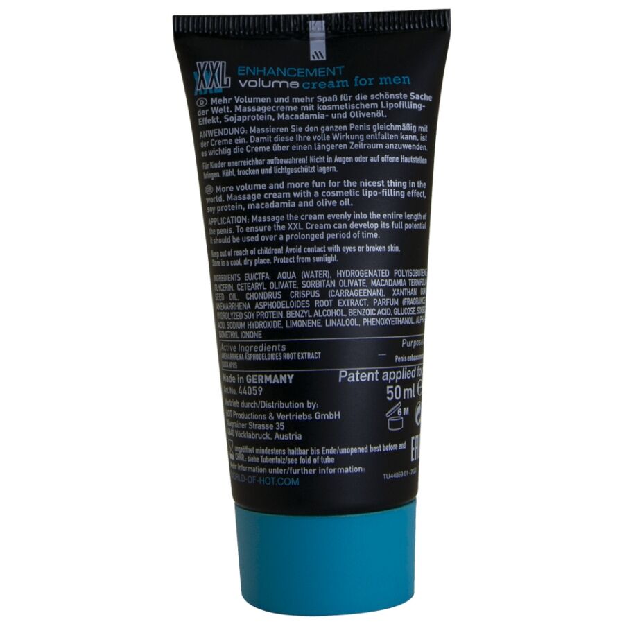 Hot XXL Enhancement Cream for Men 50 ml