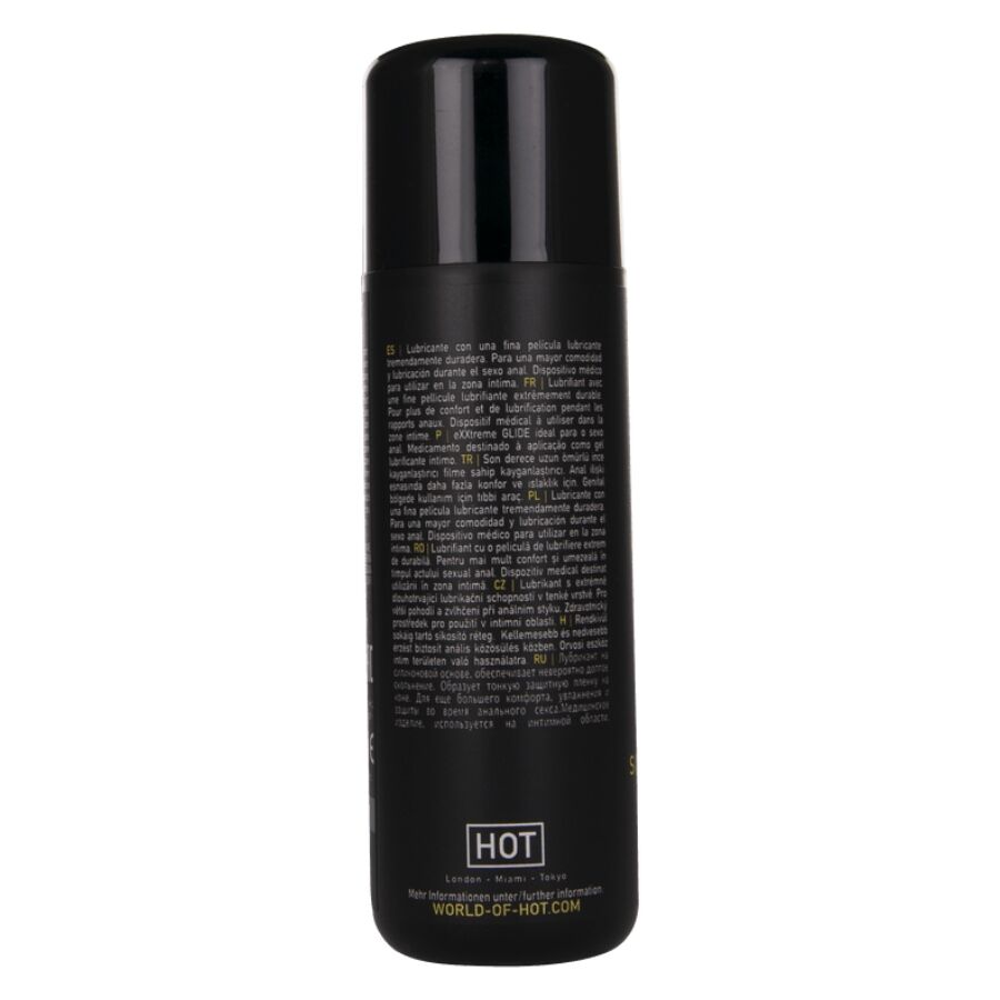 HOT Exxtreme Glide Lubricante a Base de Silicona + Comfort Oil A+ 100 ml