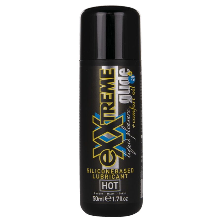 Hot Exxtreme Glide Lubricante de Silicona + Comfort Oil A+ 50 ml