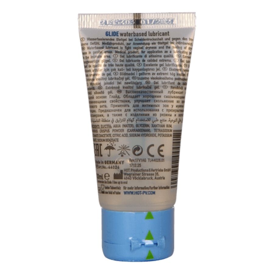 Hot Glide Liquid Pleasure Lubricante Base Agua 30 ml