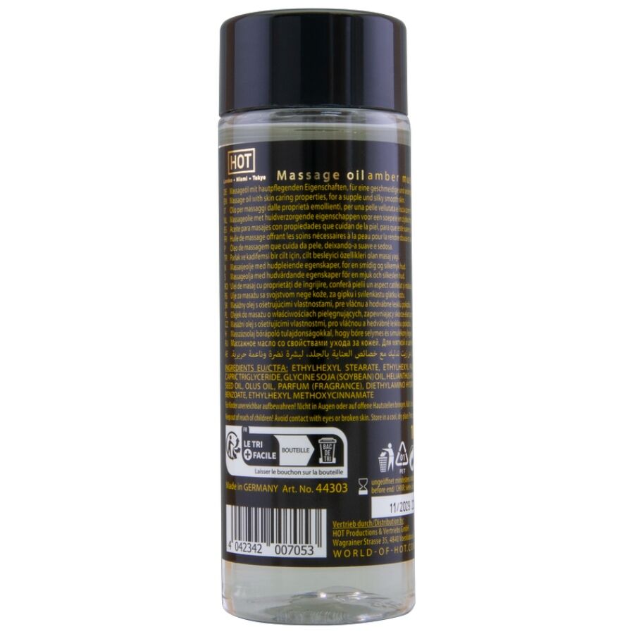 Hot Massage Oil Amber & Musk 100 ml